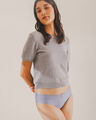 Panty Azul,AZUL EMPOLVADO